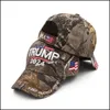 Feesthoeden 2024 Hoed Donald -hoeden nemen Amerika terug Maga USA USADERY verstelbare honkbal cap drop levering 2022 Home Garden Festief Otire