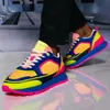 Mens RACER Collection sports Shoes Multicolor suede nylon and mesh Racer low-top sneakers Materials CALFSKIN size 35-45