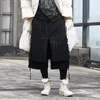 Pantalon homme hiver duvet de canard hommes femmes japon ample décontracté Kimono jupe homme Streetwear Hip Hop Punk gothique Harem pantalon épais