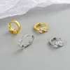 Hoopörhängen Fint litet guld för kvinnor 2022 Trend Huggie Sleeper Earring Original Designer Zircon Fashion Luxury Jewelry Making