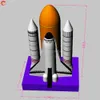 Utomhusaktiviteter Gratis luftfartyg Giant Decoration Uppbl￥sbar rymdskepp Rocket Shuttle Ground Balloon till salu