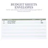 Gift Wrap 1 Set westerse stijl Budget Envelops Vervangingsbladen Account notebook