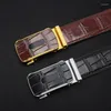 Belts For Men Alloy Automatic Buckle Male Business Casual Genuine Leather Designer Jeans Strap