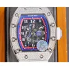 Luxusuhren für Herren, mechanische Uhr Rm030, vollautomatisches Uhrwerk, Saphirspiegel, Gummiarmband, Schweizer Markendesigner Spo