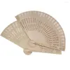 Party Favor 10/30/50 Pieces Carved Wooden Folding Hand Fan Wedding Personality Birthday Baby Gifts For Guests