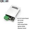 GROW KL216 R502-A DC10-30V Relay Output Remote Control Fingerprint Access Control Board With Jog Mode/Ignition Mode/Self-locking