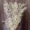 Cirka 35 g 3045 cm dekorativa torkade blommor bevarade ruscusblad bukett lycklig bambu diy blommig dekoration för hembröllop 219499835
