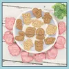 آخر خبز الخبز 8 PCS/مجموعة Cartoon Biscuit Mod Mod Dristrics Cookie Courters ABS Plastic Baking Tools