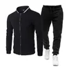 Herrspårsvarumärke sätter casual tracksuit stycke set vårens höstjacka pants mode sport kostym streetwear hip hop g221011