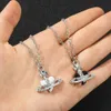 Kleurrijk hart kristal glanzende kruis hanger ketting liefde voor de choker eenvoudige streng kettingen voor mama vrouw