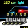 Turn Breke Light Winsun 10x T10 W5W CANBUS CAR Interior Light 194 LED 2835 Luzes de instrumento PCV BB Lâmpada Leia Light12V 6000K WHITE D DHI04