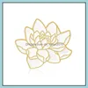 Stift broscher anpassade brosch vit lotus emalj stift spray trend retro anpassade smycken m￤n kvinnor tyg charms h￥rda bk broscher 119 dhvwa