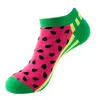 Meias masculinas Abacate Fruta Engraçado Homens Anime Invisível Verão Meias Baixas Corte No Show Mulheres Barco Feliz Curto Desenho Animado Fancy Ankle Sock Chinelos T221011