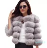S-3XL Mink Coats Women 2022 Invierno Top Fashion Fur Pink Fur Coat Elegante espeso tibia