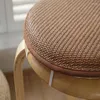 Pillow Round Cloth Tie-on Seat Home Decoration Foam Chair Circular Pad Non-Slip Office Sit Textile