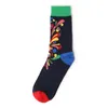 Men's Socks New Men Women Cotton Colorful Funny Animal Flower Patten Art For Couples T221011