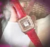 Top marque quartz mode femmes horloge montres 36mm date automatique diamants carrés cadran romain designer montre amoureux cadeaux féminins chaîne bracelet montre-bracelet