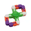 New Four Corners Fidget SpinnerChain Toy Adults Antistress Spinner Hand Toys Children Stress Relif DIY Chain Autism Gifts ZM1012