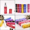 Diffusori di oli essenziali 10Cc 10Ml Ricaricabili portatili Minuble Love Heart per bottiglia Viaggiatore Spray in alluminio Campione Contenitori vuoti Otx7G