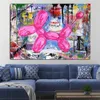 Canvas schilderen Graffiti Ballon Good Dog Pop Art Poster Print op canvas schilderijen Samenvatting Afbeelding voor woonkamer Kinderen Geschenk Home Decoratie Frameless