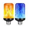 1 st/2 st/4 st superljust LED Flame glödlampa multipel läge inomhus utomhus dekorativ lampa atmosfärdekor lampor