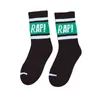Men's Socks Sports cotton socks for men and women in tube letter rap trend Harajuku skateboard Korean street Europe America T221011