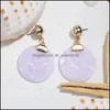 Charme charme les pendentifs de la mode décoloration boucles d'oreilles femmes tâches d'oreille circar acrylique en métal oreille coréenne Nouveau pli 4 5ch p2 drop livraison 20 dhb80