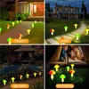 Strings Outdoor Led Solar Garden Licht Leuke champignon snaarlichten Waterdicht 8 Modi Kerstfee voor Yard Lawn Pathway Decor