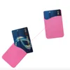 Étui portefeuille en bâton de colle 3M pour téléphone portable, en Silicone, pour carte de crédit, carte d'identité, pochette pour portefeuille, pochette pour téléphone portable, 2518244