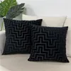 Kussen decoratieve luxe moderne jacquard fluwelen geo cover sofa drijfkussenstoel naar huis van de fabriek