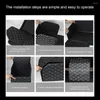 Interior Decorations 54x32x30cm Car Storage Tail Box Non-Woven Fabric Moisture-Proof Foldable Multi-Function Case Auto Accessories