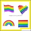 Pinos broches arco -íris lgbt broche desenho animado sinalizador de ovelha de mouse pinos de esmal