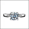 مجموعات مجوهرات الزفاف الفاخرة الأصلية 925 Sterling Sier Jewelry مجموعات الزفاف أعلى Sona Cz Zirconia Ring Ring Accesorios Drop Drop