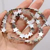 Beads 1 Strand Small Star Heart Oval Natural Black Mother Of Pearl Shell For Jewelry Making DIY Necklace Accessories
