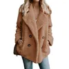 Frauen Pelz Winter Casual Teddy Jacke Für Frauen Warme Faux Jas Zachte Pluizige Fleece Jassen Uitloper Übergroßen Vrouwelijke Herfst