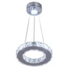 Chandeliers Modern Crystal LED Chandelier Lamp / Lighting Fixture Circle Light Diameter 200mm Pendant