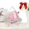 Gift Wrap Diamond Shape Candy Box High Transparent Plastic Chocolate Petal Storage Creative Wedding Birthday