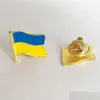 Other Arts And Crafts Sublimation Of See Pic Arts And Crafts Ukrainian Emblem Map National Flag Flower Brooch Lapel Drop Delivery 202 Dhkyp