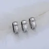 Merk Designer Ringen Met Side Stones voor Vrouwen Minnaar Koppels Shining Crystal Ring Sieraden Ring