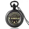 Pocket Watches Classic TO MY WIFE HUSBAND Quartz Glass Dome Watch Metal Long Chain Necklace Pendant Jewelry Anniversary Gift