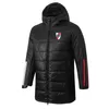 Club Atletico River Plate Herren-Daunenparkas, Winter-Pre-Match-Kapuzenmantel, Winter-Baumwollmantel, durchgehender Reißverschluss, Freizeit, Sport, Outdoor, warmes Sweatshirt