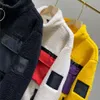 Jaquetas masculinas femininas Moda Villus Coat Tech Jaquetas de lã inverno Color blocking Pattern Sweatshirt Casal estilo Hight Quality Warm Sport Tops