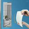 Зеркала акрилового мягкого зеркала наклейки на стенах самоклеящаяся HD Важная ванная комната