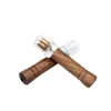 Accessoires pour fumeurs tuyau en verre en bois court dab rigs bongs joint de tuyau