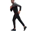 Men's Tracksuits Fanceey Sportswear Man Hoodies Leggings Tracksuit Men Sport Wear Rashgard Kit Mens Sports Suits Fitness Compression Clothing G221011