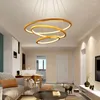 Lustres Anneau Bois Led Lustre Villa Moderne Salon Chambre Salle À Manger Personnalité Lampes Suspendues Pour Plafond Décor Luminaire