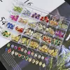 Nagelkunst Dekorationen 1Box Set Crystal Charms Diamant Diy Legierung Luxus Schmuck Juwel Teile Accessoires Steine ​​221104