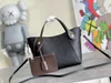 HINA Hobo PM GM Bolsa de ombro perfurada Mahina couro alça superior bolsa feminina designer tote corpo cruzado M54351319E