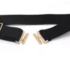 Belts Fashion Dress Decoration Stretch Adjustable Opposite Buckle Waistband Elastic Waist Belt