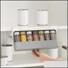 Other Kitchen Storage Organization Spice Organizer Rack Der Kitchen Bottle Jar Storage Cabinet Flavouring Tank Shelf Accessories Dro Dhsw6